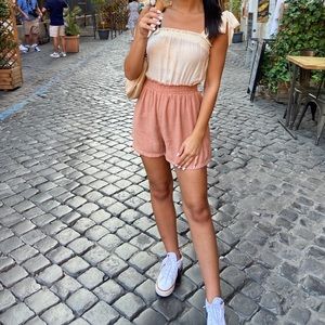 Colorblock Romper size Small